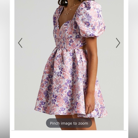 SHOWPO NICOLETTE DRESS IN MULTI FLORAL - Picture 2 of 4